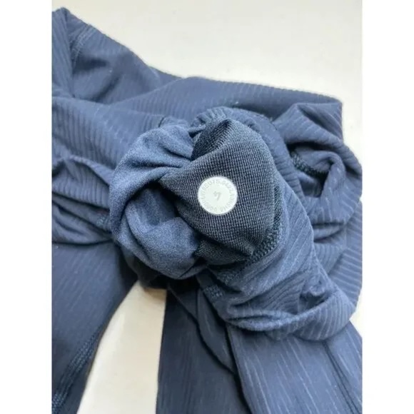 Lululemon Align High-Rise Ribbed Pant 28" TRUE NAVY Size 4 NWOT - Picture 5 of 7